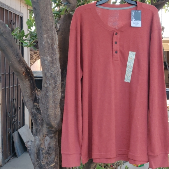 St john's Bay Thermal Solid Henley - Picture 2 of 5